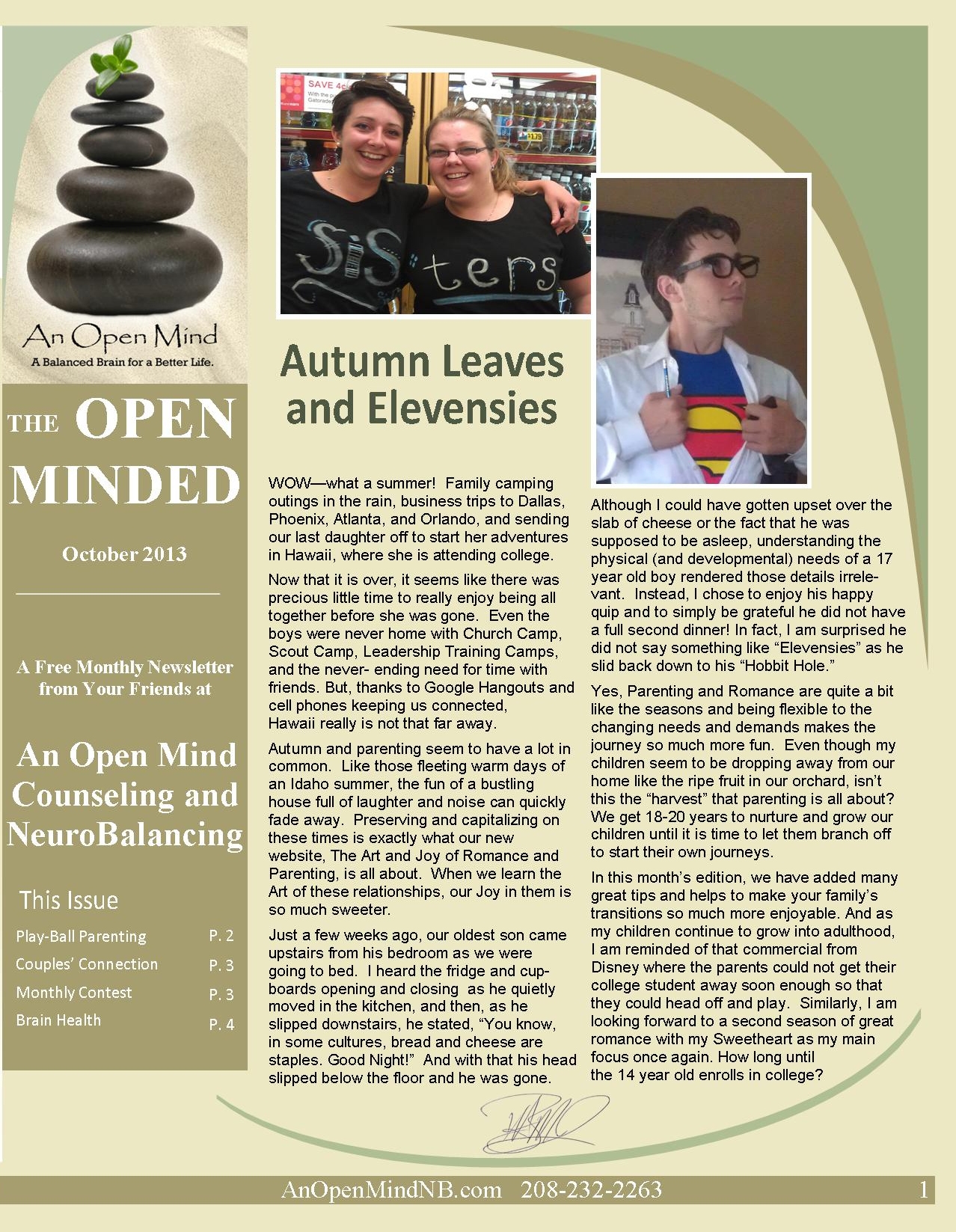 Oct 2013 newsletter